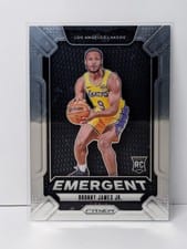 2024-25 Panini Prizm Emergent Bronny James Jr. #8 card