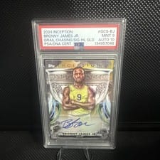 2024-25 Topps Inception Grail Chasing Signatures Bronny James Jr. #GCS-BJ card