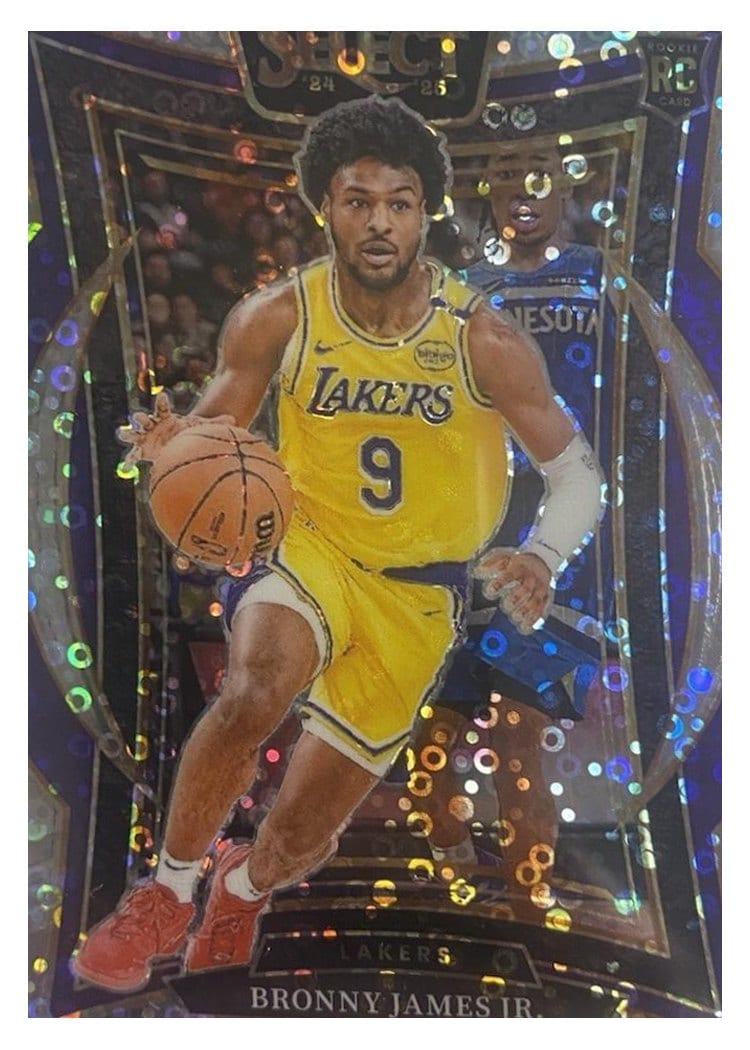 2024 Panini Select Bronny James Jr. #90 card