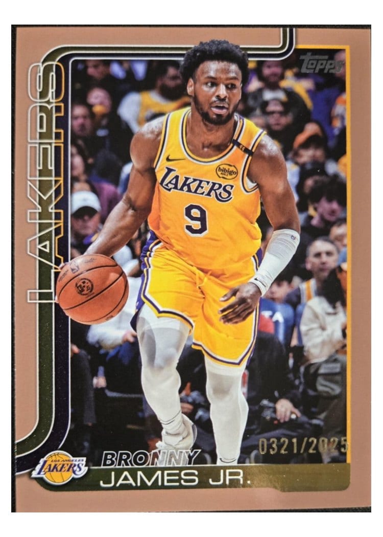 2025-26 Topps Base Set Bronny James Jr. #152 card