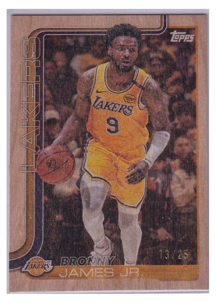 2025-26 Topps Base Set Bronny James Jr. #152 card