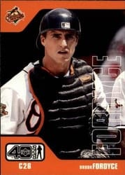 2002 Upper Deck 40-Man Base Set Brook Fordyce #196 card