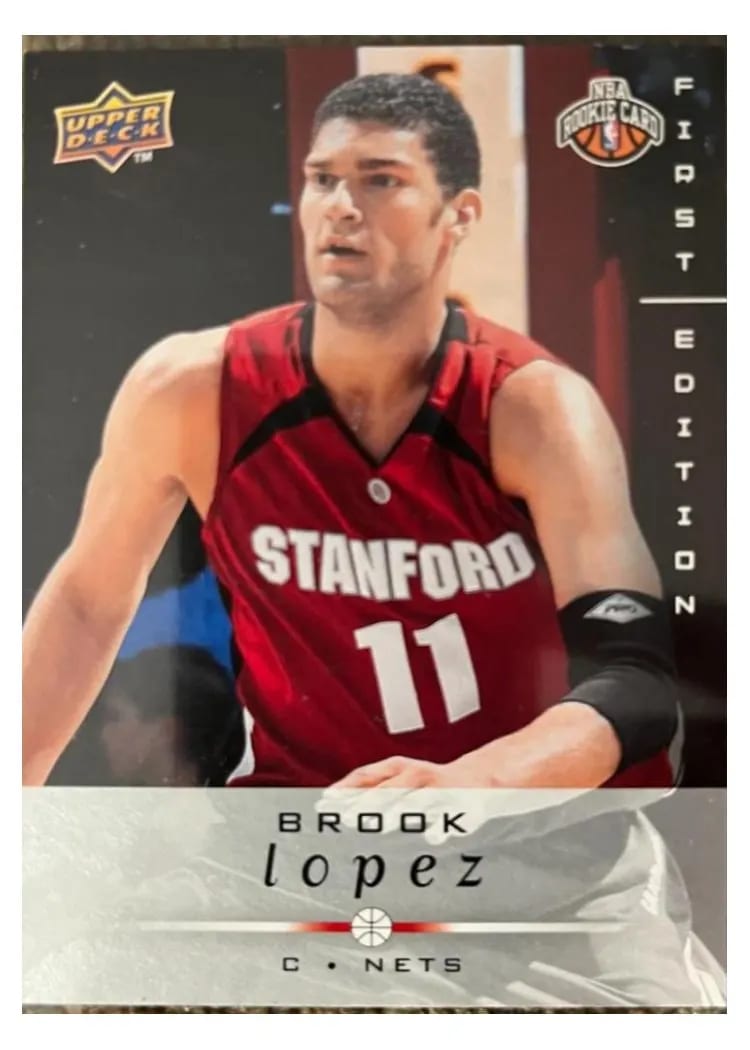 2008 Upper Deck First Edition Brook Lopez #226 card