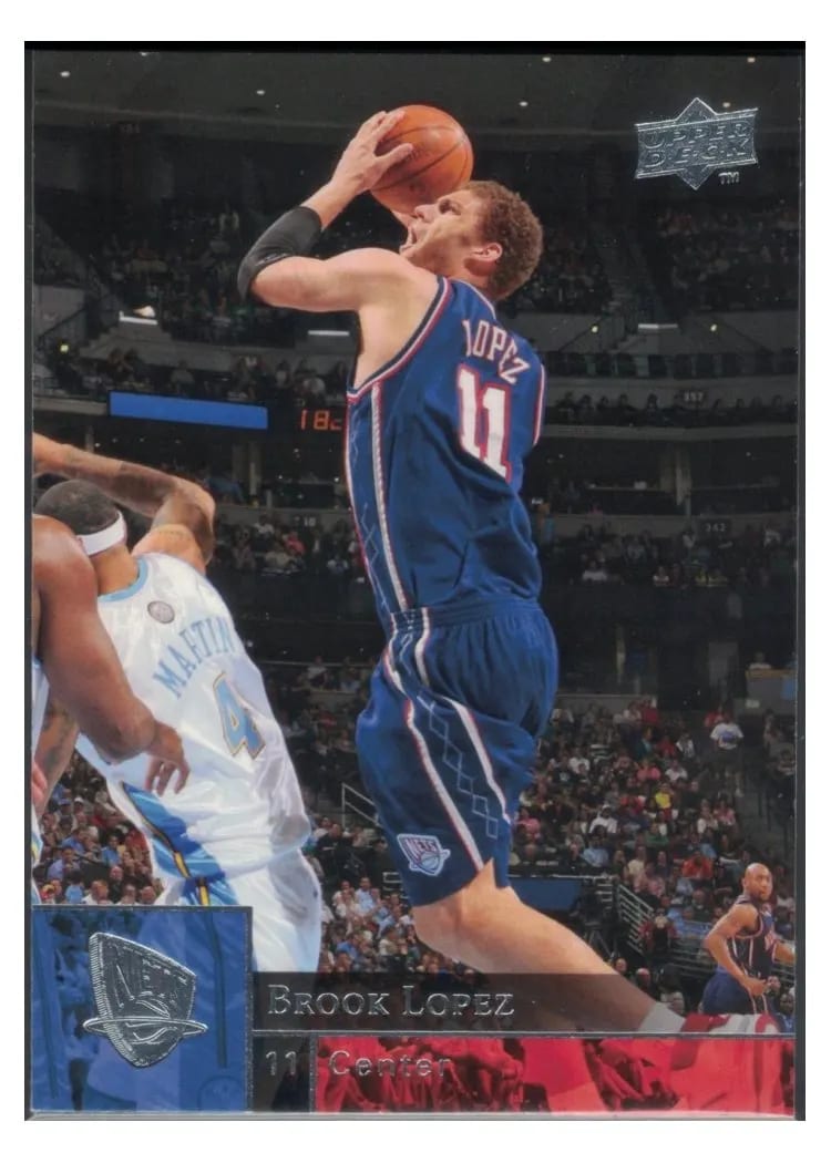 2009 Upper Deck Brook Lopez #118 card