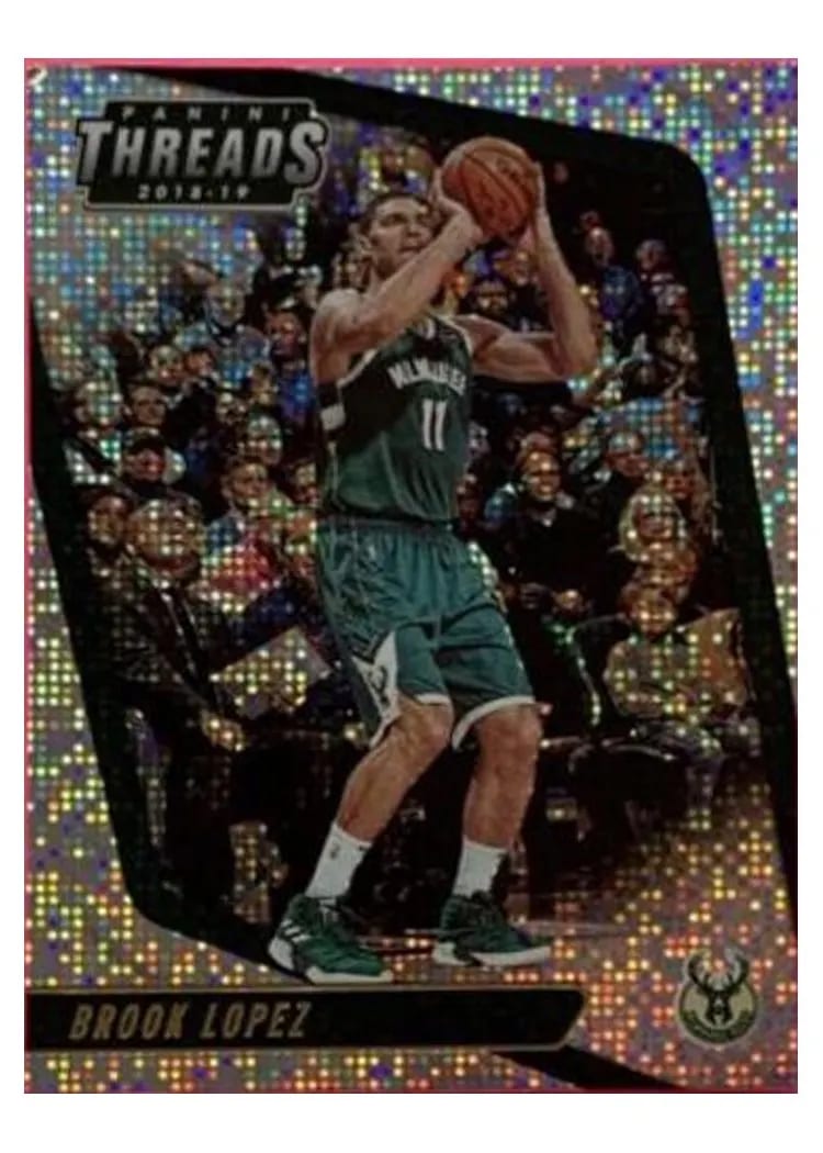 2018 Panini Threads Brook Lopez #8 card