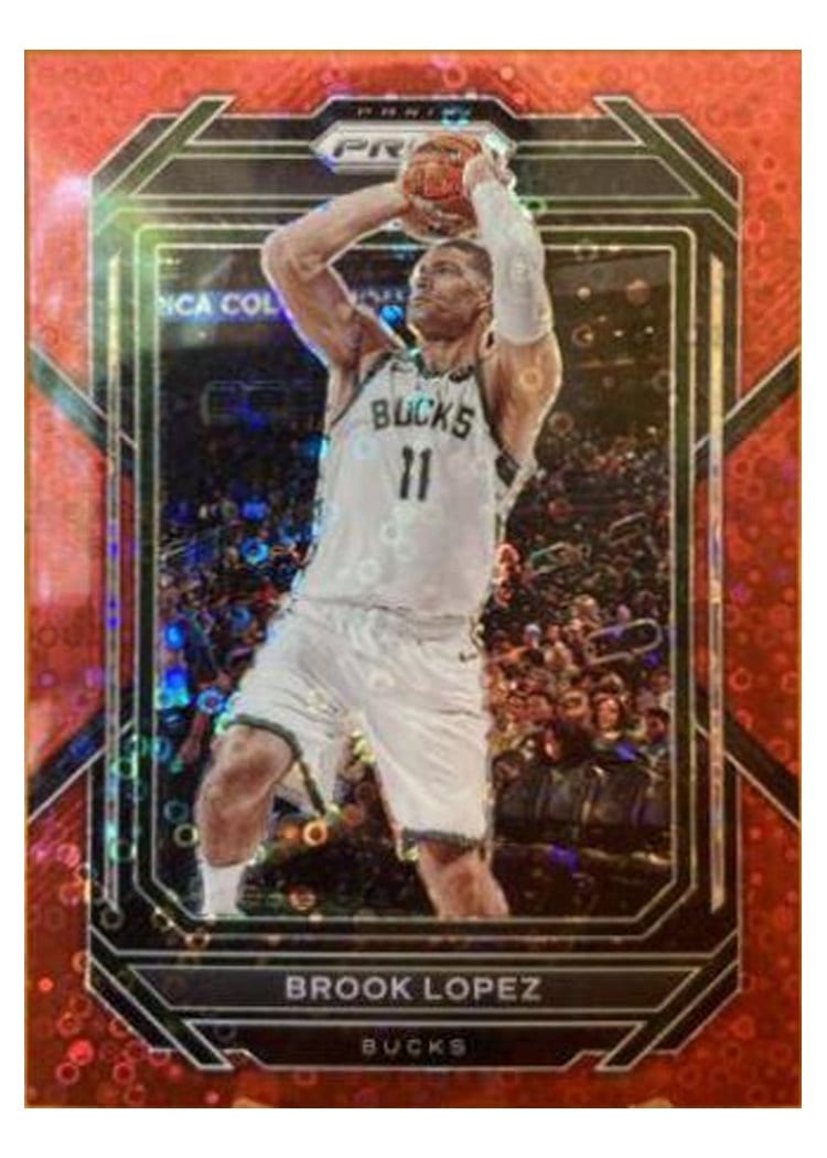 2022-23 Panini Prizm Base Set Brook Lopez Fast Break Red Prizm #94 card