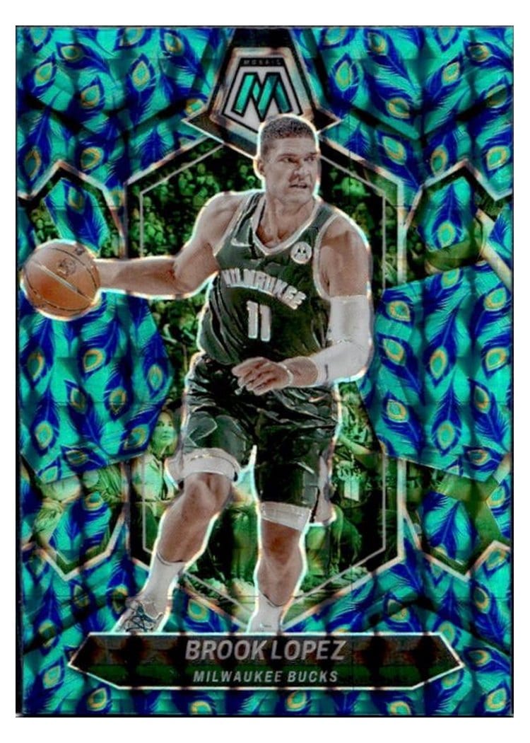 2023-24 Panini Mosaic Base Set Brook Lopez #112 card
