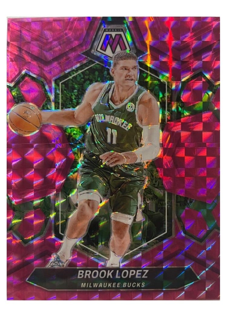 2023-24 Panini Mosaic Base Set Brook Lopez #112 card