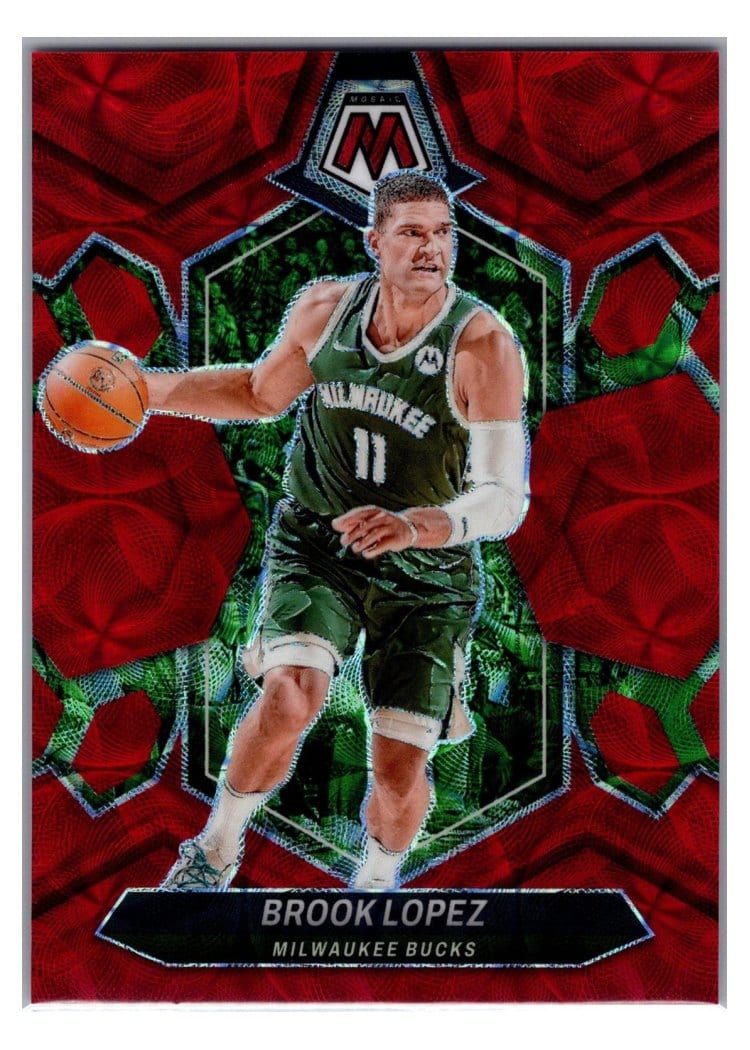 2023-24 Panini Mosaic Base Set Brook Lopez #112 card