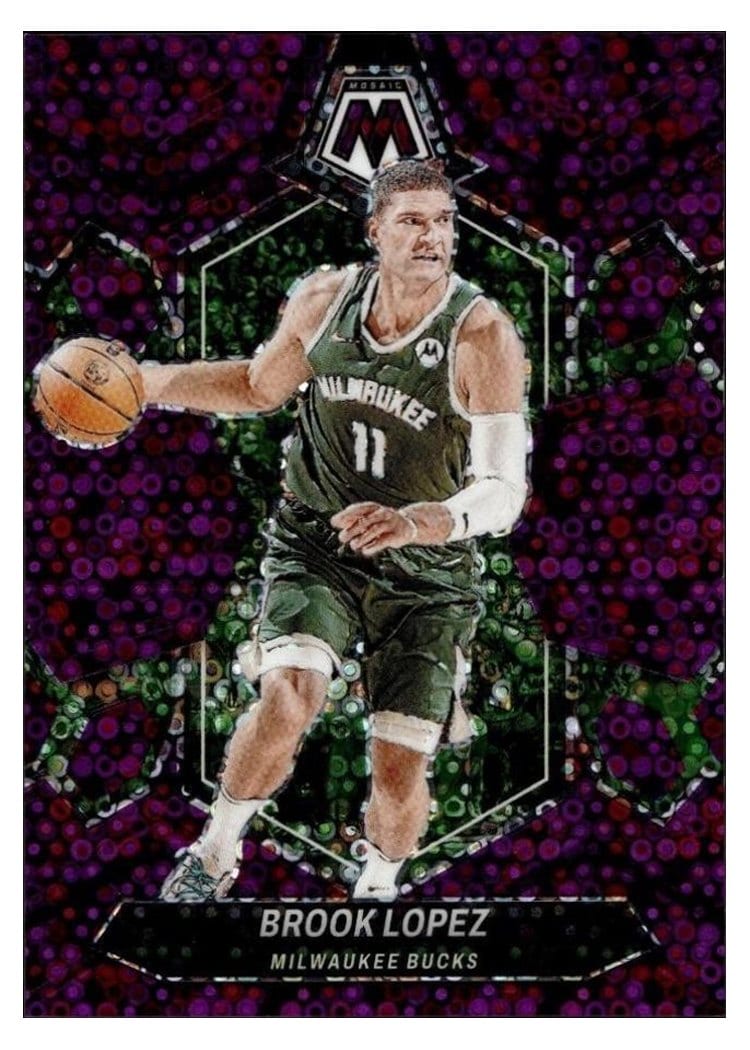 2023-24 Panini Mosaic Base Set Brook Lopez #112 card