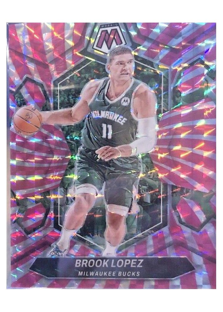 2023-24 Panini Mosaic Base Set Brook Lopez #112 card