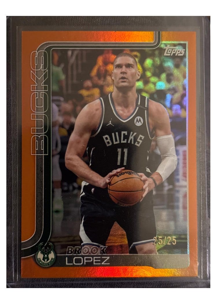 2025-26 Topps Base Set Brook Lopez Holo Orange Foil #58 card