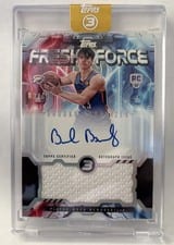 2025-26 Topps 3 Fresh Force Relic Autos Brooks Barnhizer #FFR-BB card