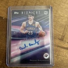 2025-26 Topps Midnight Rookie Horizon Signatures Brooks Barnhizer #RHS-BB card