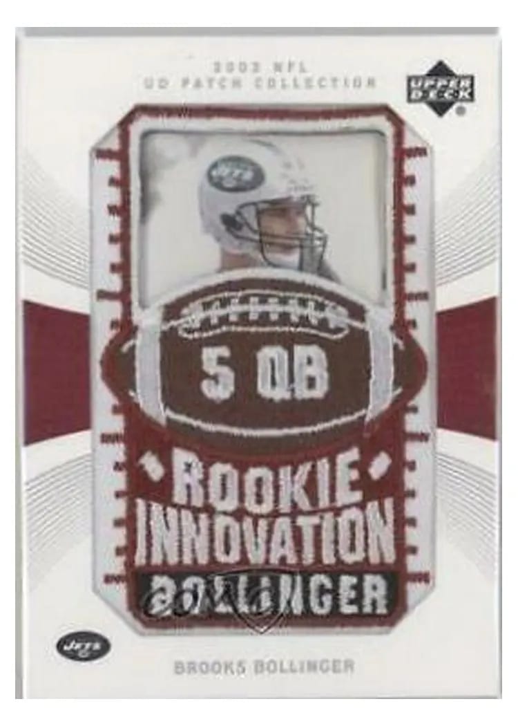 2003 Upper Deck Patch Collection Brooks Bollinger #131 card