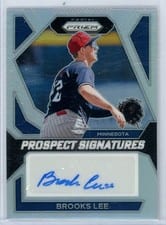 2024 Panini Prizm Prospect Signatures Brooks Lee #PS-BL card