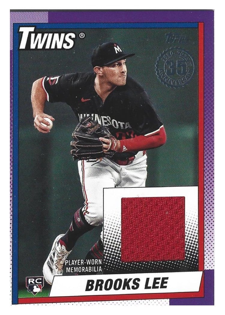 2025 Topps 1990 Topps Baseball Relics Series Two Brooks Lee #90R2-BL