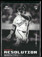 2025 Topps Black & White Rookie Resolution Brooks Lee #RR4 card