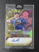 2025 Topps Chrome Black Super Futures Autographs Brooks Lee #FSA-BL card