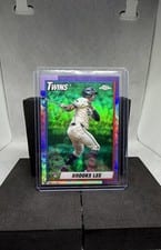 2025 Topps Chrome Logofractor Edition 1990 Topps Brooks Lee #90CB-20 card