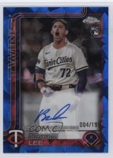2025 Topps Chrome Sapphire Rookie Autographs Sapphire Brooks Lee #RA-BL card