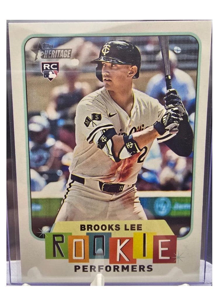 2025 Topps Heritage Rookie Performers Brooks Lee #RP-4 card