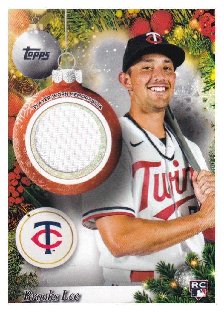 2025 Topps Holiday Relics Brooks Lee #PR-BL card