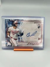 2025 Topps Museum Collection Showpieces Autographs Brooks Lee #SA-BLE card
