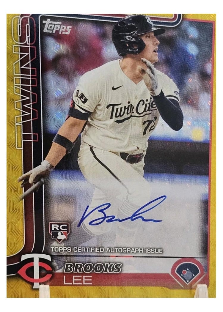 2025 Topps Real One Autographs Brooks Lee #317 card