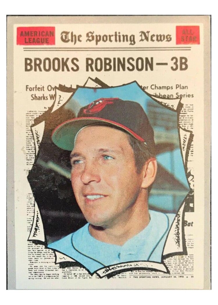 1970 Topps Brooks Robinson #455 card