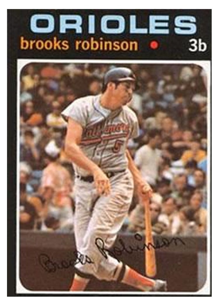 1971 Topps Brooks Robinson #300 card