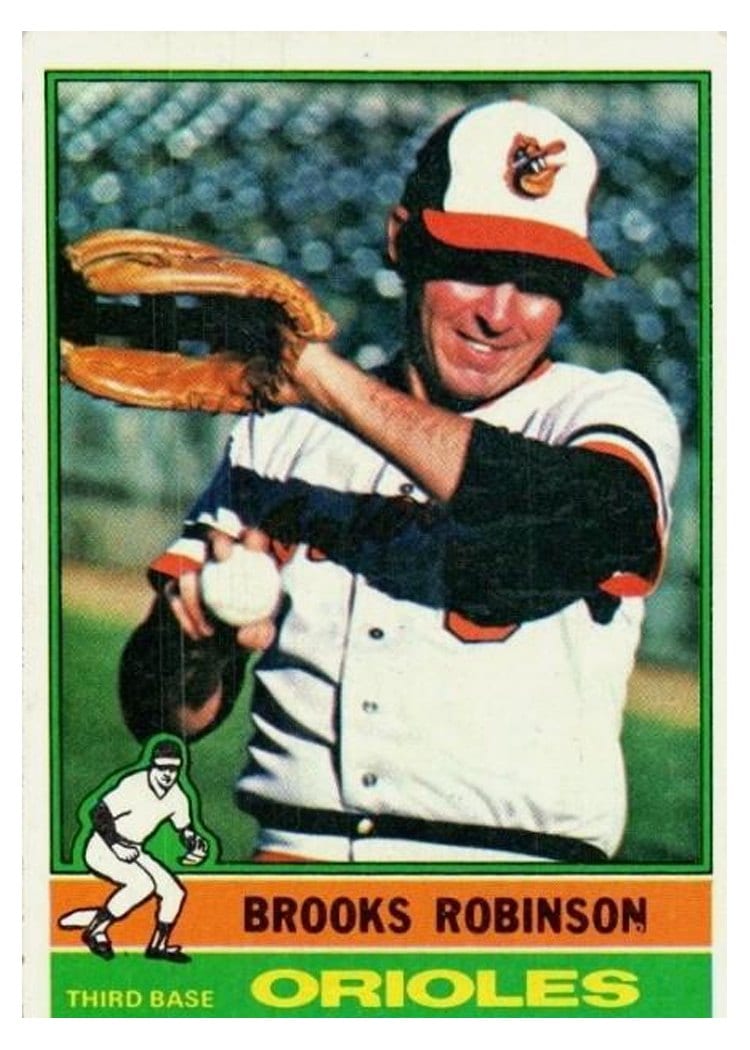 1976 Topps Brooks Robinson #95 card