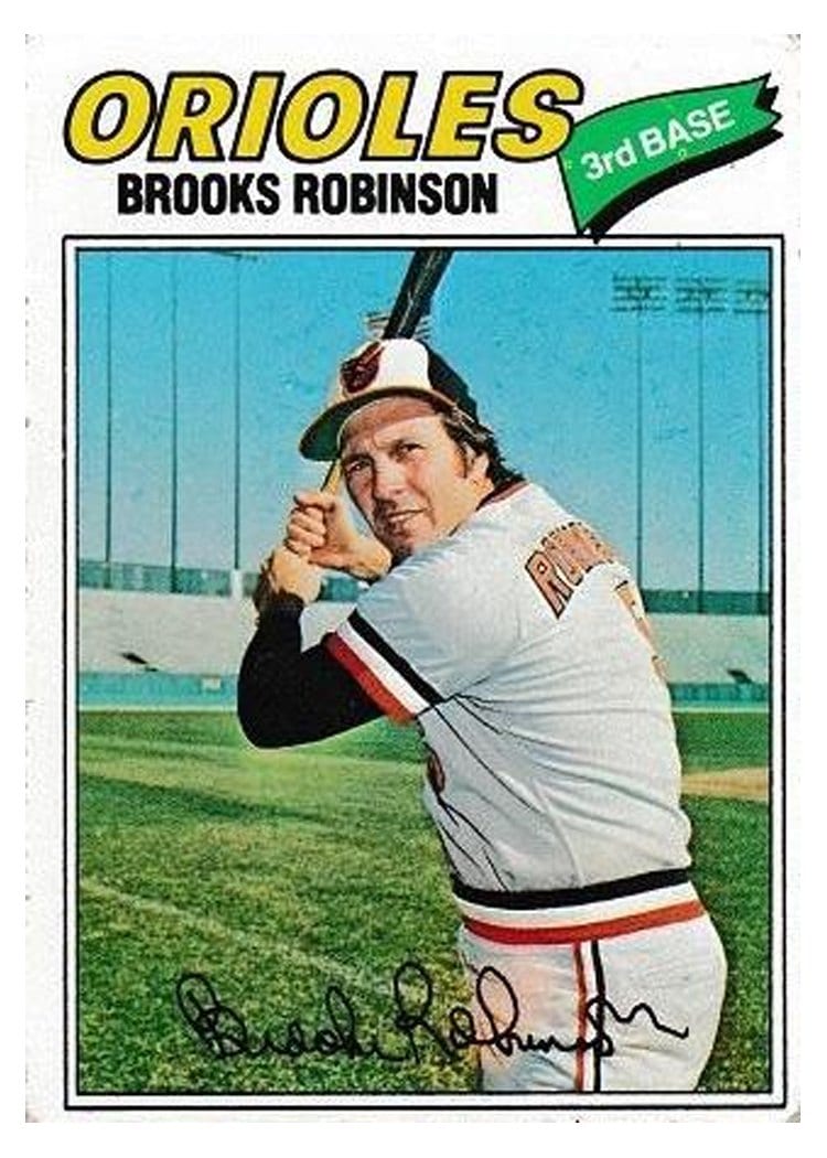 1977 Topps Brooks Robinson #285 card