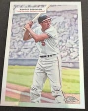 2025 Topps Chrome Platinum 1955 Topps Double Headers Brooks Robinson / Eddie Murray #55DH-17 card