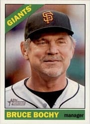 2015 Topps Heritage Base Set Bruce Bochy #101 card