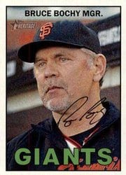 2016 Topps Heritage Base Set Bruce Bochy #274 card