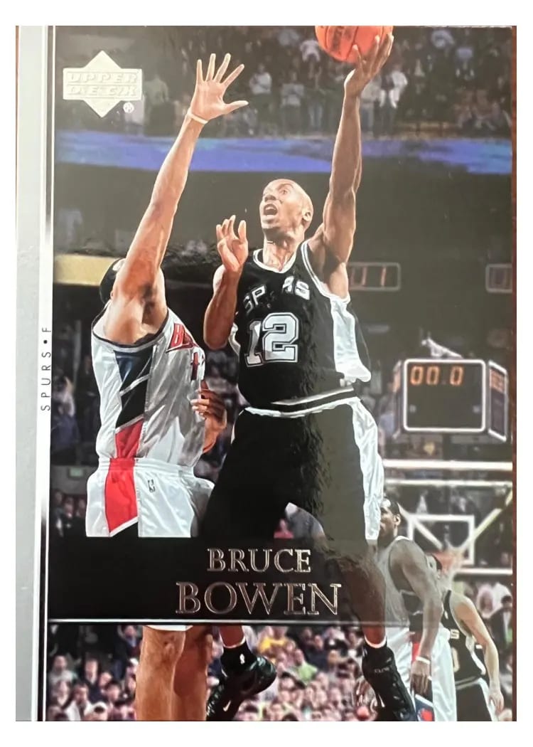 2007 Upper Deck Bruce Bowen #25 card