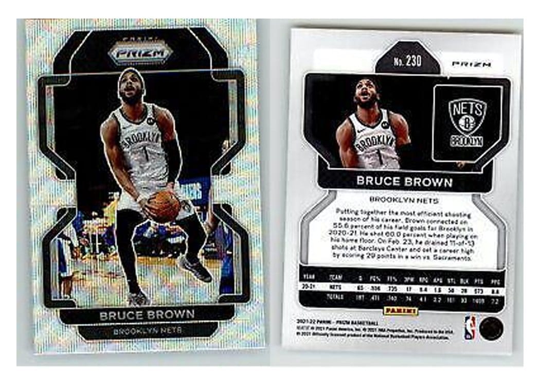 2021-22 Panini Prizm Base Set Bruce Brown #230 card