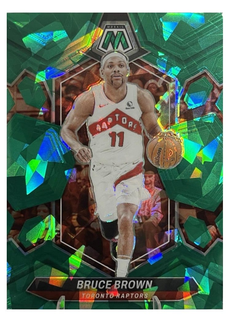 2023-24 Panini Mosaic Base Set Bruce Brown #185 card