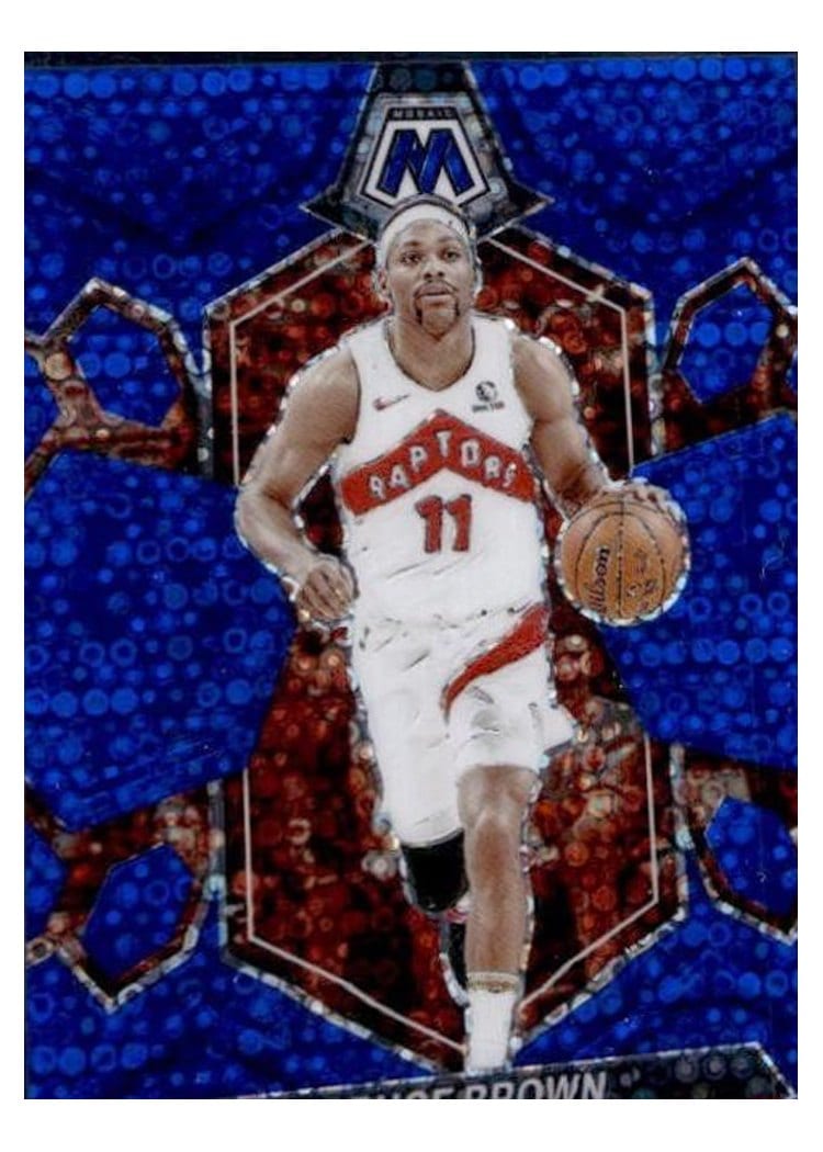 2023-24 Panini Mosaic Base Set Bruce Brown #185 card