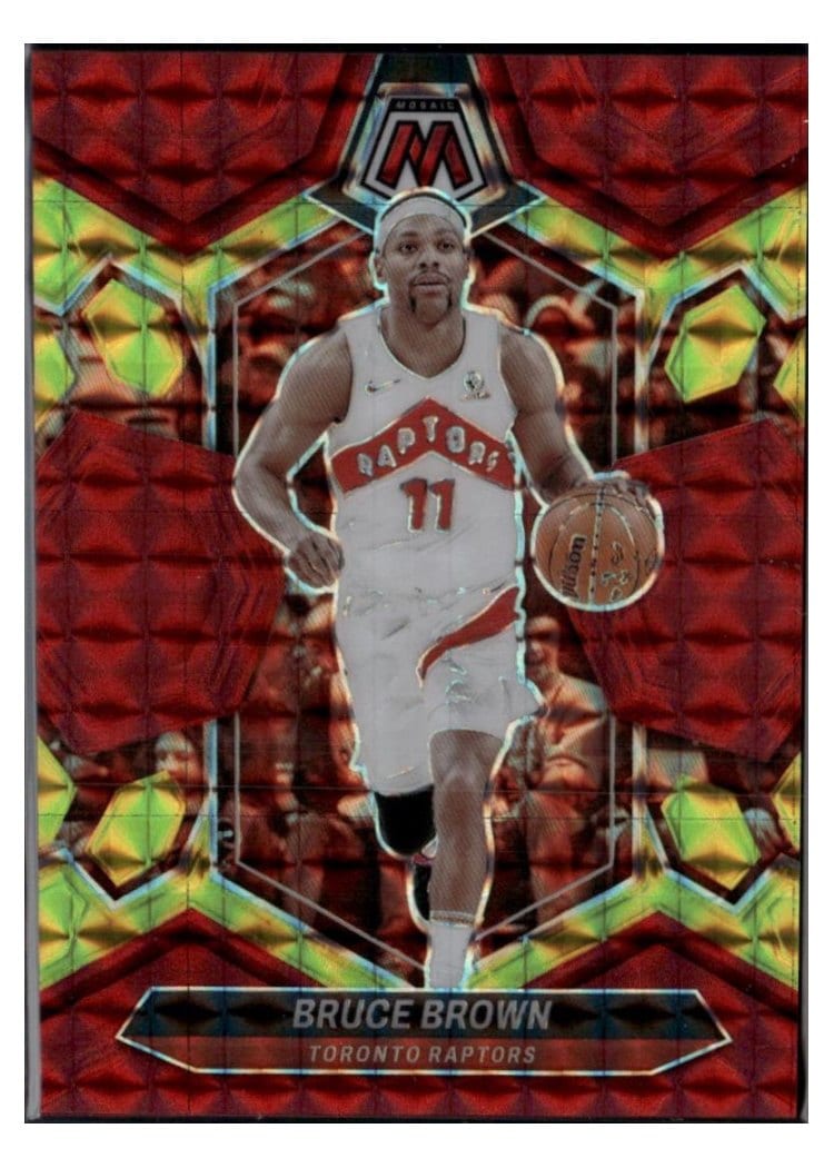 2023-24 Panini Mosaic Base Set Bruce Brown #185 card