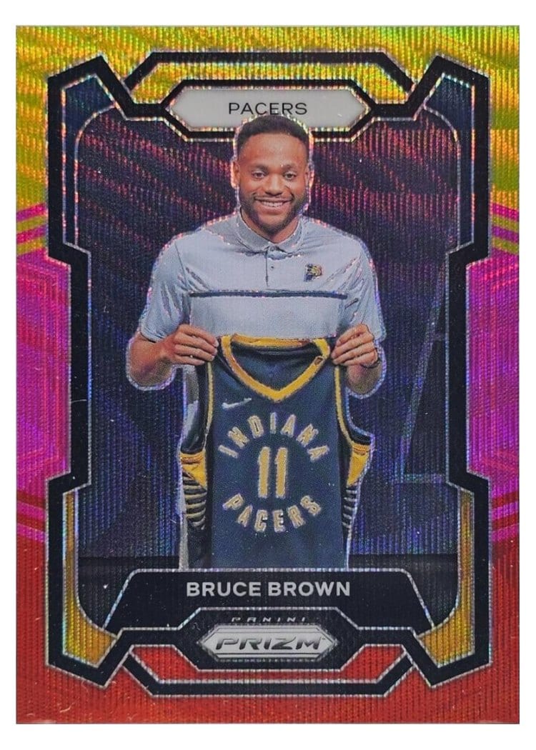 2023-24 Panini Prizm Base Set Bruce Brown #67 card