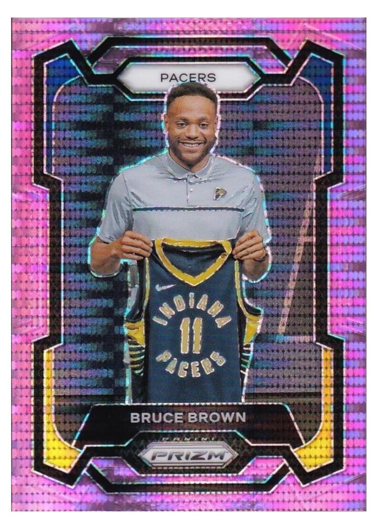 2023-24 Panini Prizm Base Set Bruce Brown #67 card