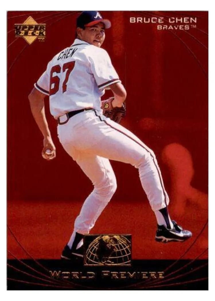 1999 Upper Deck Ovation Bruce Chen #72 card