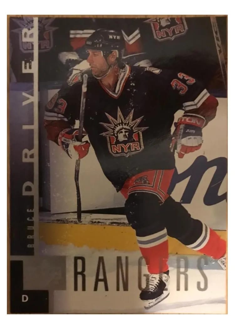 1997 Upper Deck Bruce Driver #110 card