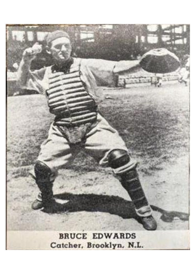1947 Tip Top Bread Bruce Edwards card