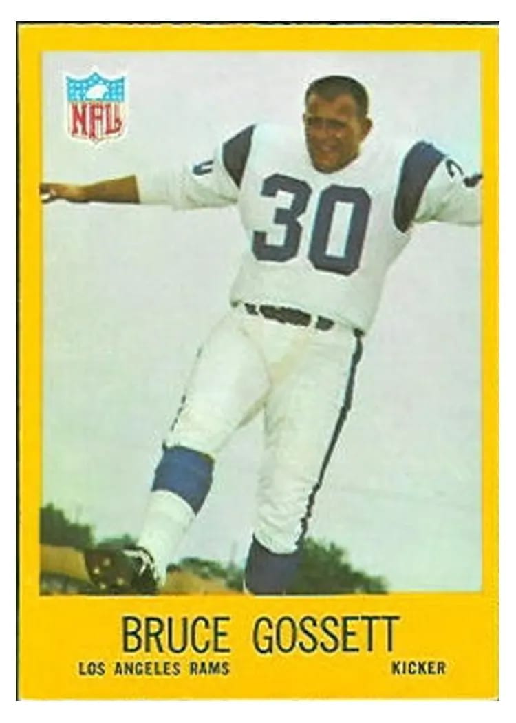 1967 Philadelphia Bruce Gossett #89 card