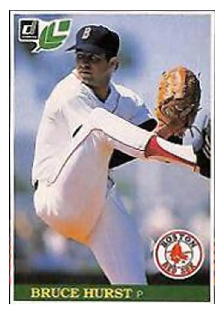 1985 Leaf Bruce Hurst #73 card
