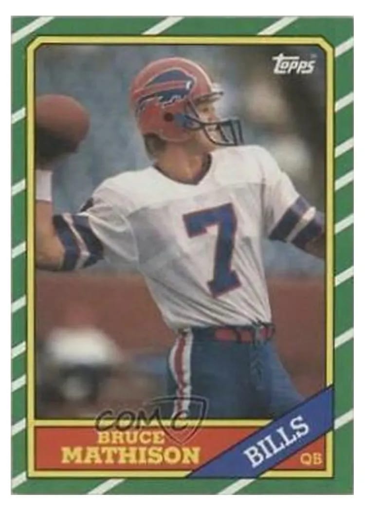 1986 Topps Bruce Mathison #384 card