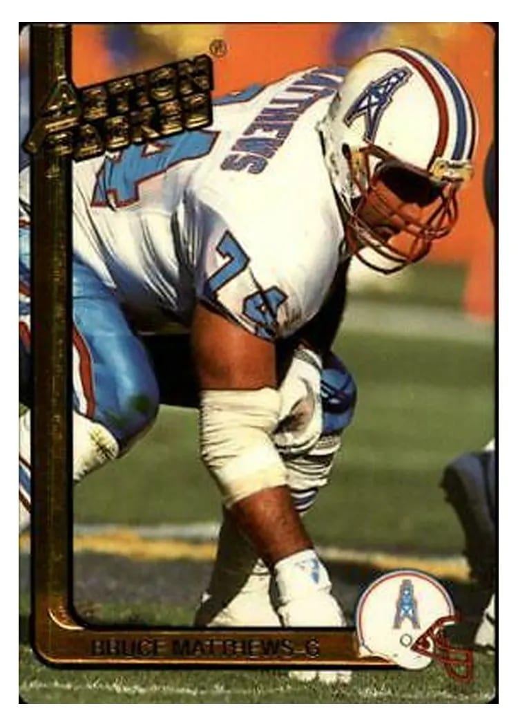 1991 Action Packed Bruce Matthews #97 card